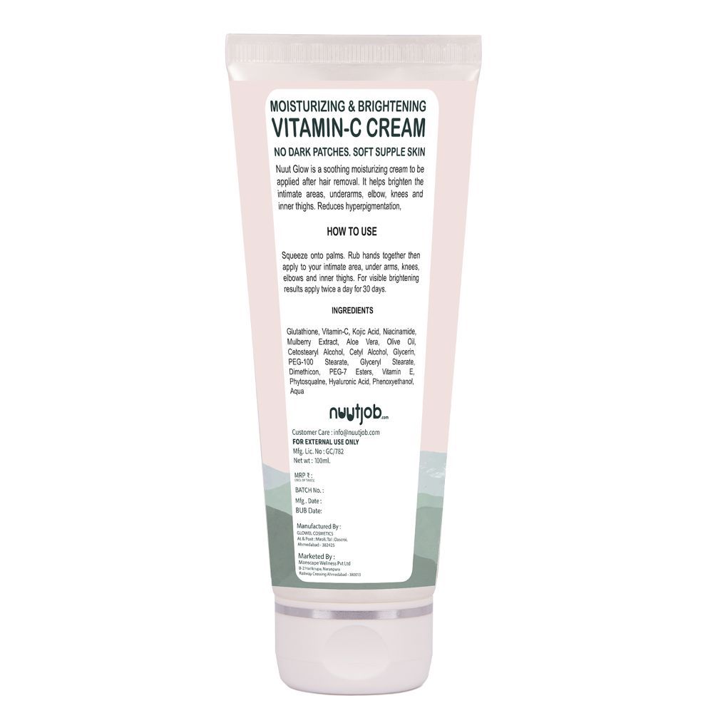 Nuutjob NuutGlow Vitamin C Infused Intimate Moisturizing and Brightening Cream