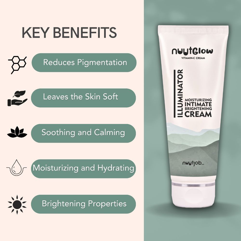 Nuutjob NuutGlow Vitamin C Infused Intimate Moisturizing and Brightening Cream