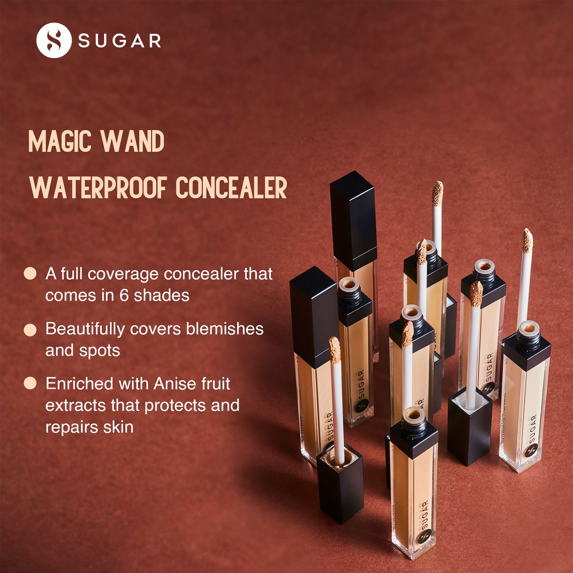 SUGAR Magic Wand Waterproof Concealer