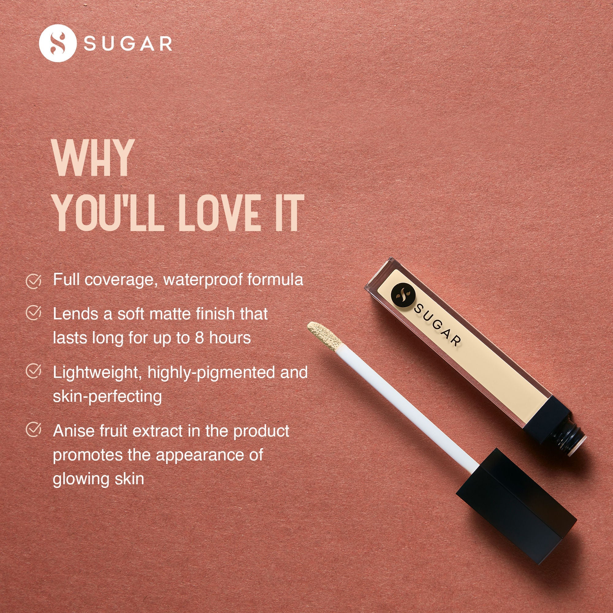SUGAR Magic Wand Waterproof Concealer
