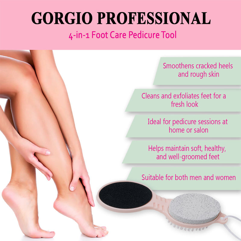 Gorgio Professional 4 In 1 Foot Filer GPM0129 (Colour may Vary)