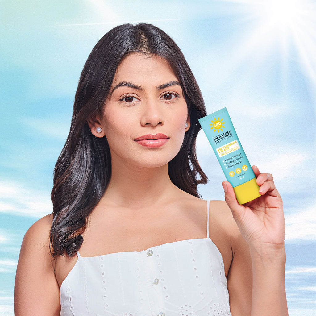 DR. RASHEL SPF 40 Serum Sunscreen With 1 Percent Hyaluronic Acid