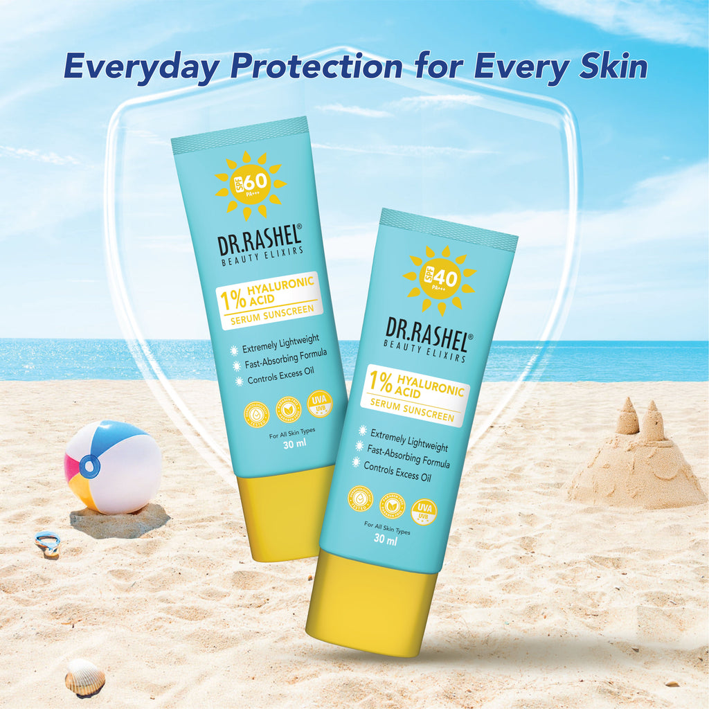 DR. RASHEL SPF 40 Serum Sunscreen With 1 Percent Hyaluronic Acid