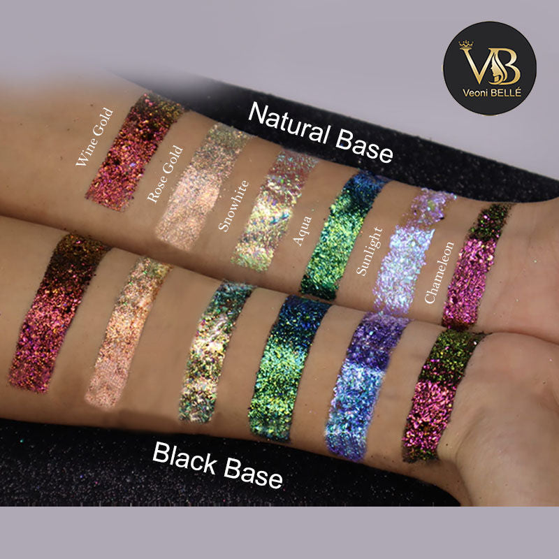 Veoni Belle Multichrome Glitter Flakes