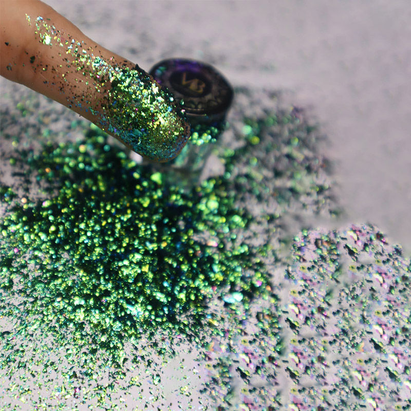 Veoni Belle Multichrome Glitter Flakes