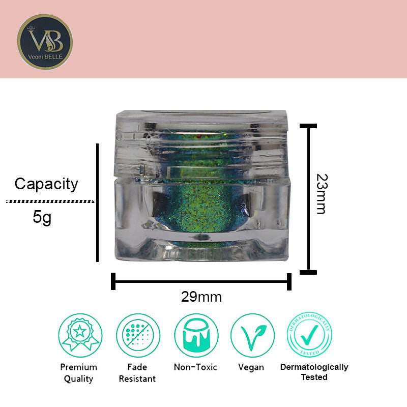 Veoni Belle Multichrome Glitter Flakes