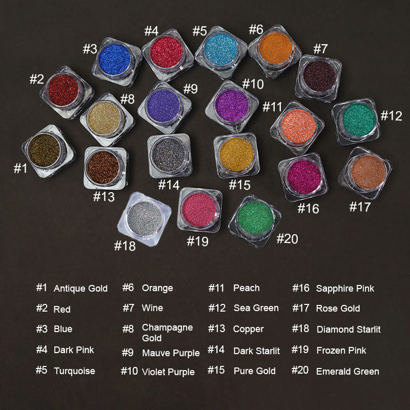 Veoni Belle Dark Starlit Glitter Eye Shadow