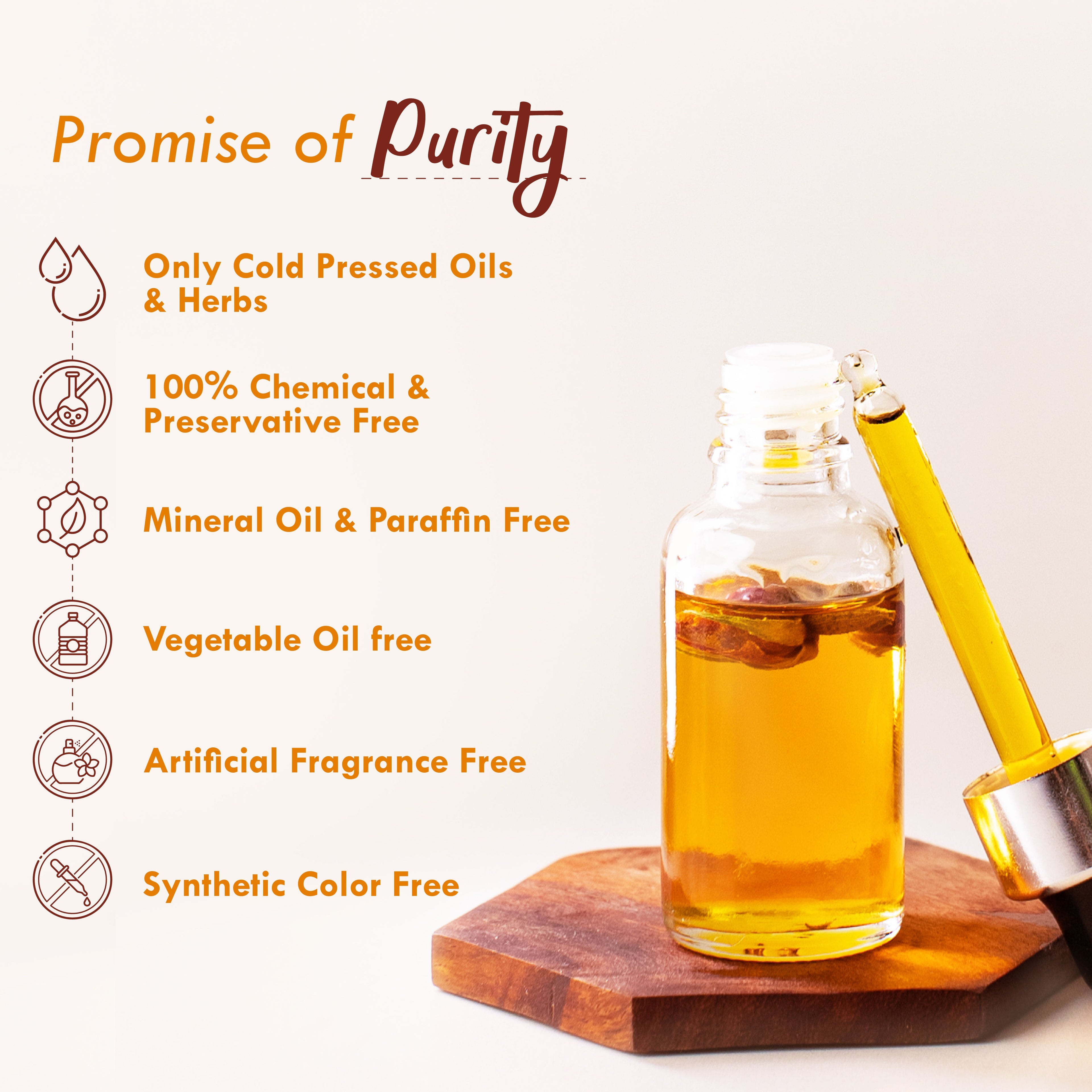 Nat Habit Pure Turmeric Rosehip Face Oil For Gua Sha, Tan Pigmentation & Blemish Control Mukhalaya