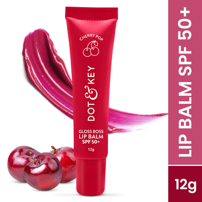 DOT & KEY GLOSS BOSS LIP BALM VITAMIN C + E SPF 50 CARAMEL KISS - 12G