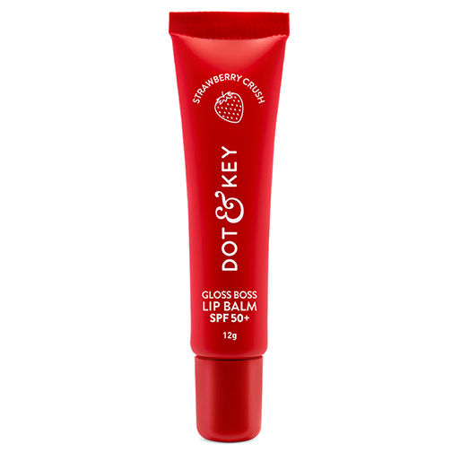 DOT & KEY GLOSS BOSS LIP BALM VITAMIN C + E SPF 50 CARAMEL KISS - 12G