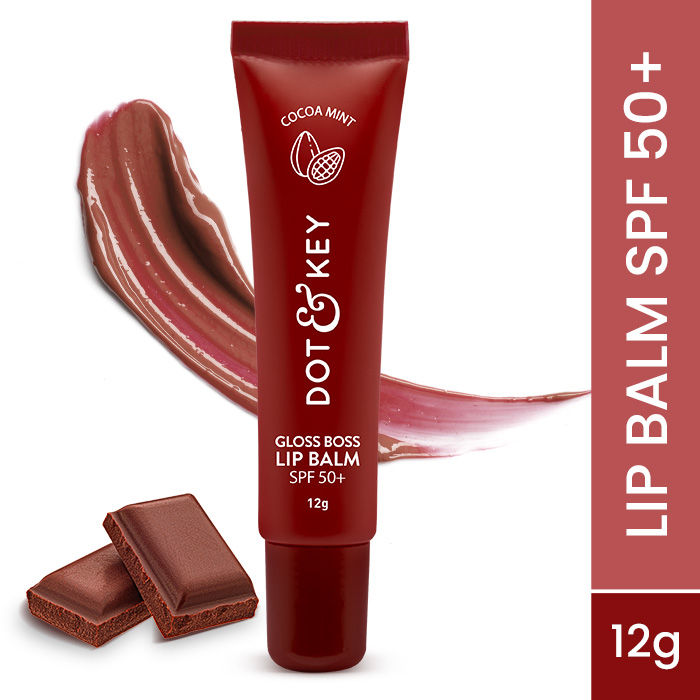 DOT & KEY GLOSS BOSS LIP BALM VITAMIN C + E SPF 50 CARAMEL KISS - 12G