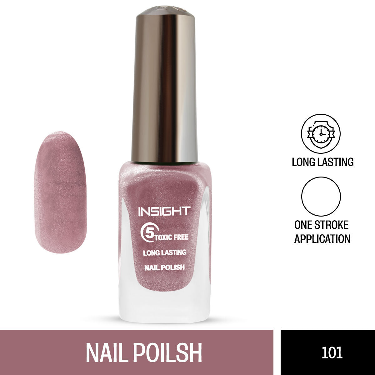 Insight Cosmetics 5 Toxic Free long lasting Nail Polish