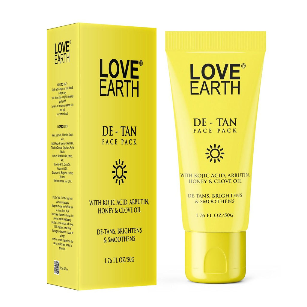Love Earth De-Tan Face Pack