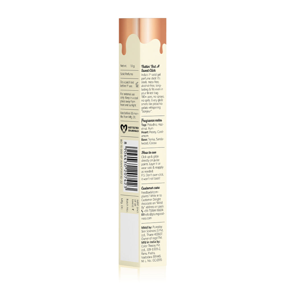 Plum Bodylovin' Oh So Pistachio Solid Perfume Stick