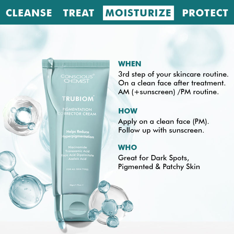 Conscious Chemist Pigmentation Corrector Cream For Dark Spots Remover & Uneven Skin Tone