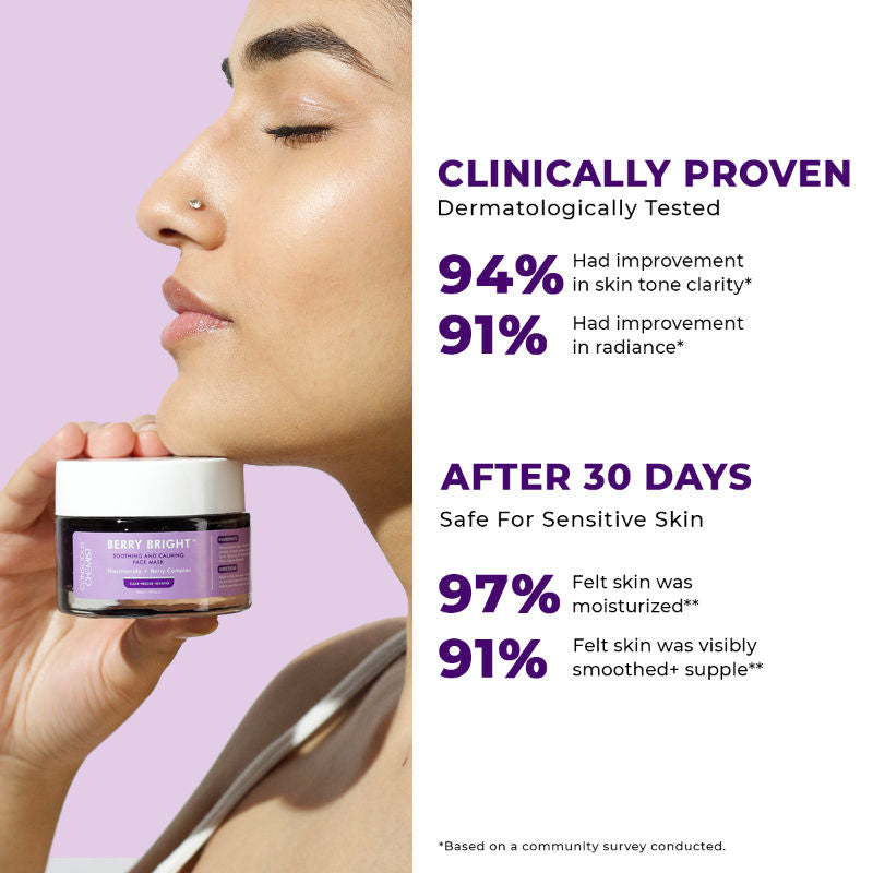 Conscious Chemist Berry Bright Soothing & Calming Face Mask