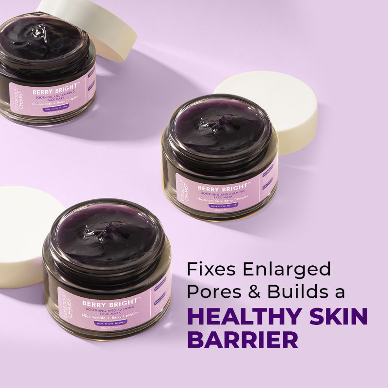 Conscious Chemist Berry Bright Soothing & Calming Face Mask