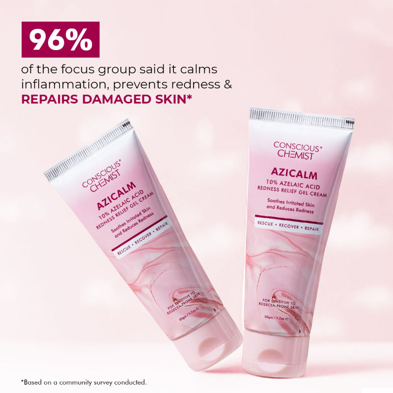 Conscious Chemist 10% Azelaic Acid Gel Cream For Redness Relief & Acne Treatment