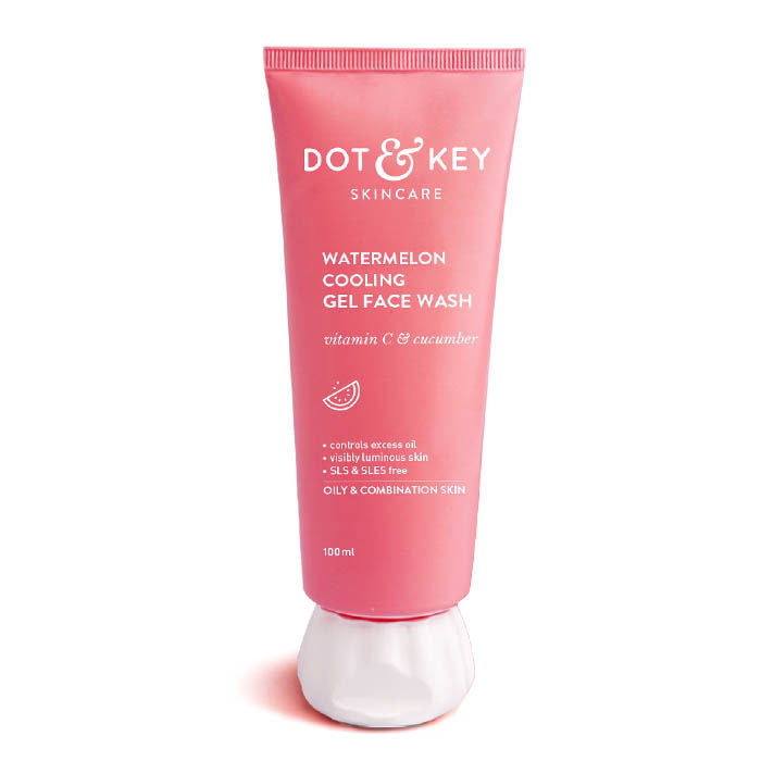 Dot & Key Watermelon & Vitamin C SuperGlow Gel Face Wash For Glowing Skin & Spots Reduction