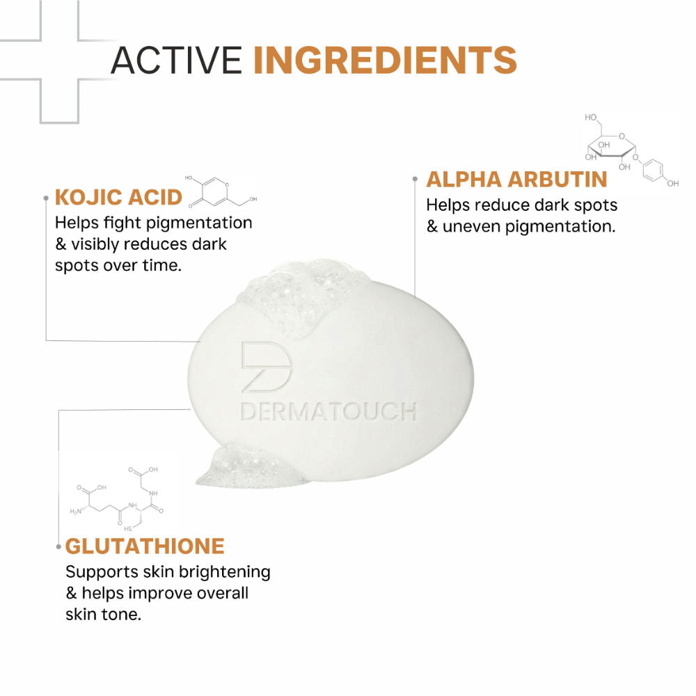 Dermatouch Kojic Acid 1% Soap With Glutathione