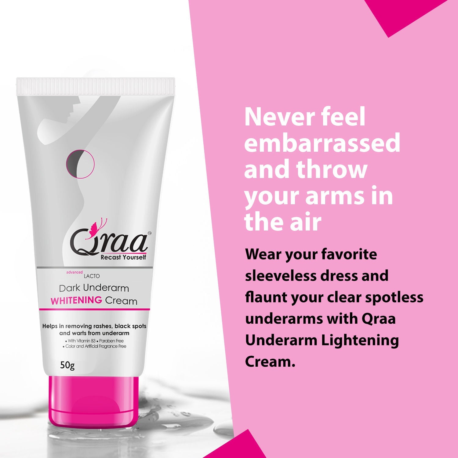 Qraa Dark Underarm Whitening Cream