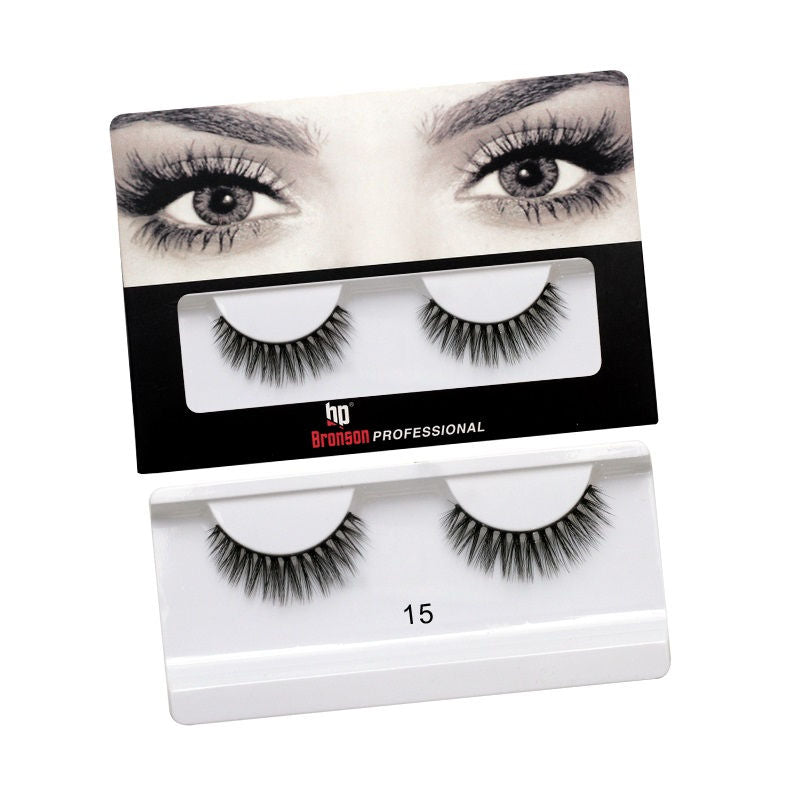 Bronson Professional 3D Effect Long and Natural Look False Eyelashes - 15