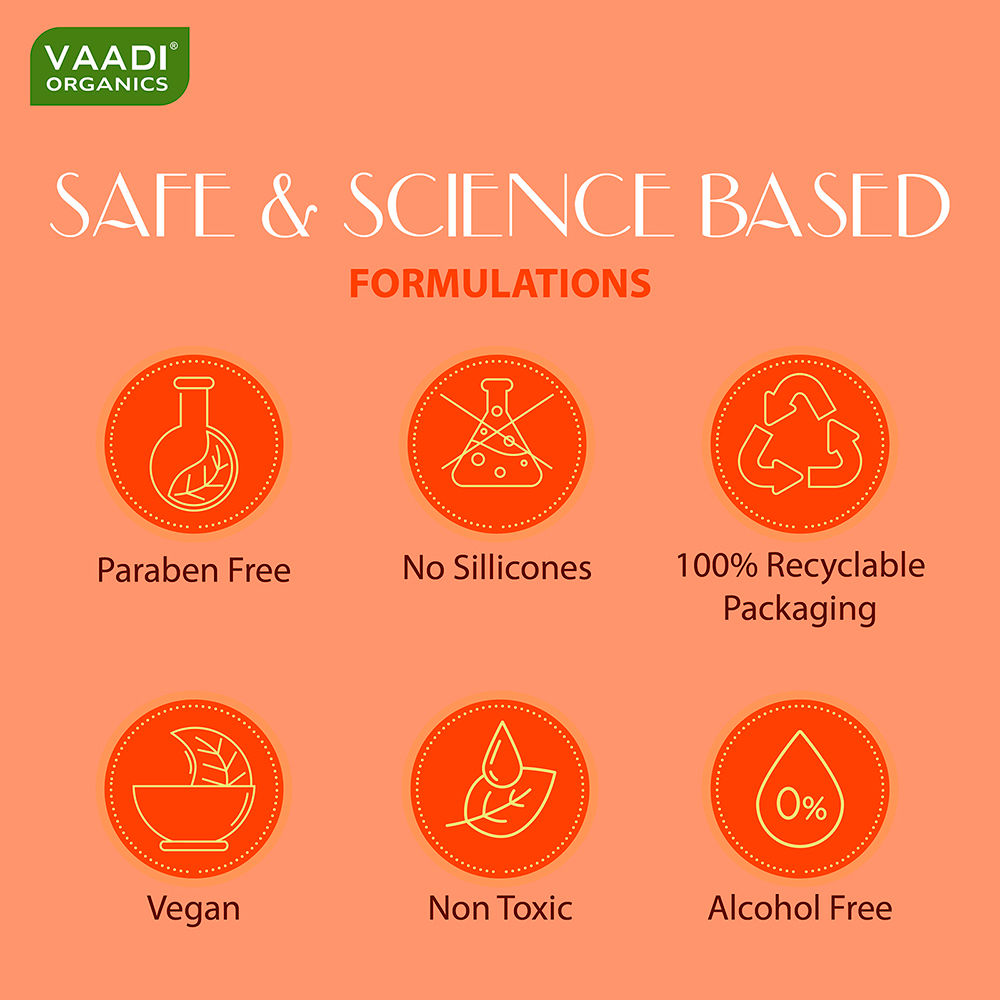 Vaadi Herbals Tinted Saffron Lip Balm with SPF30 for Dry, Chapped & Sun Damaged Lips