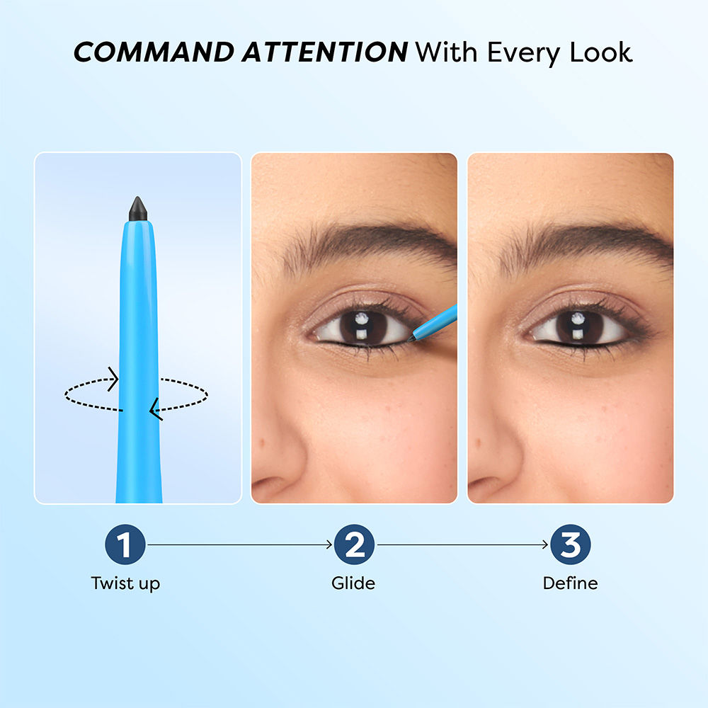 SUGAR POP 24Hr Longwear Kajal Smudgeproof Intense Matte Finish Vitamin E