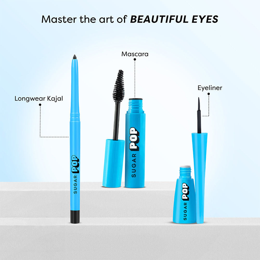 SUGAR POP 24Hr Longwear Kajal Smudgeproof Intense Matte Finish Vitamin E