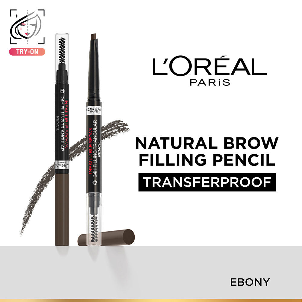 L'Oreal Paris Infallible 24H Brow Filling Triangular Pencil