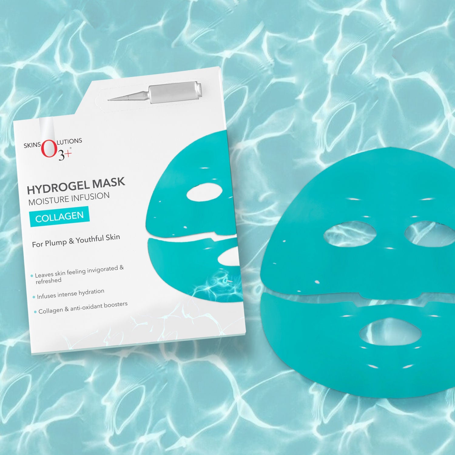 O3+ Collagen Hydrogel Facial Mask For Bright & Plump Skin
