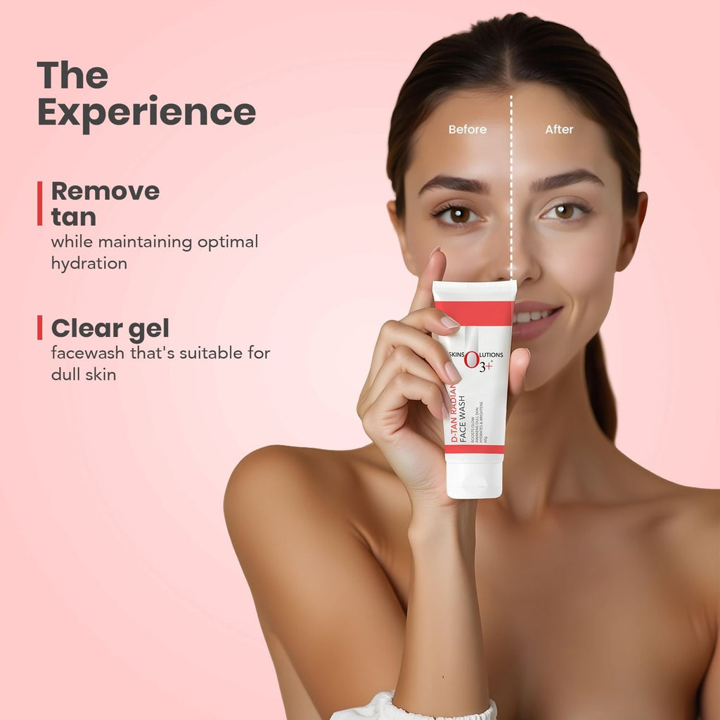 O3+ Dtan Face Wash For De Tan And Radiance