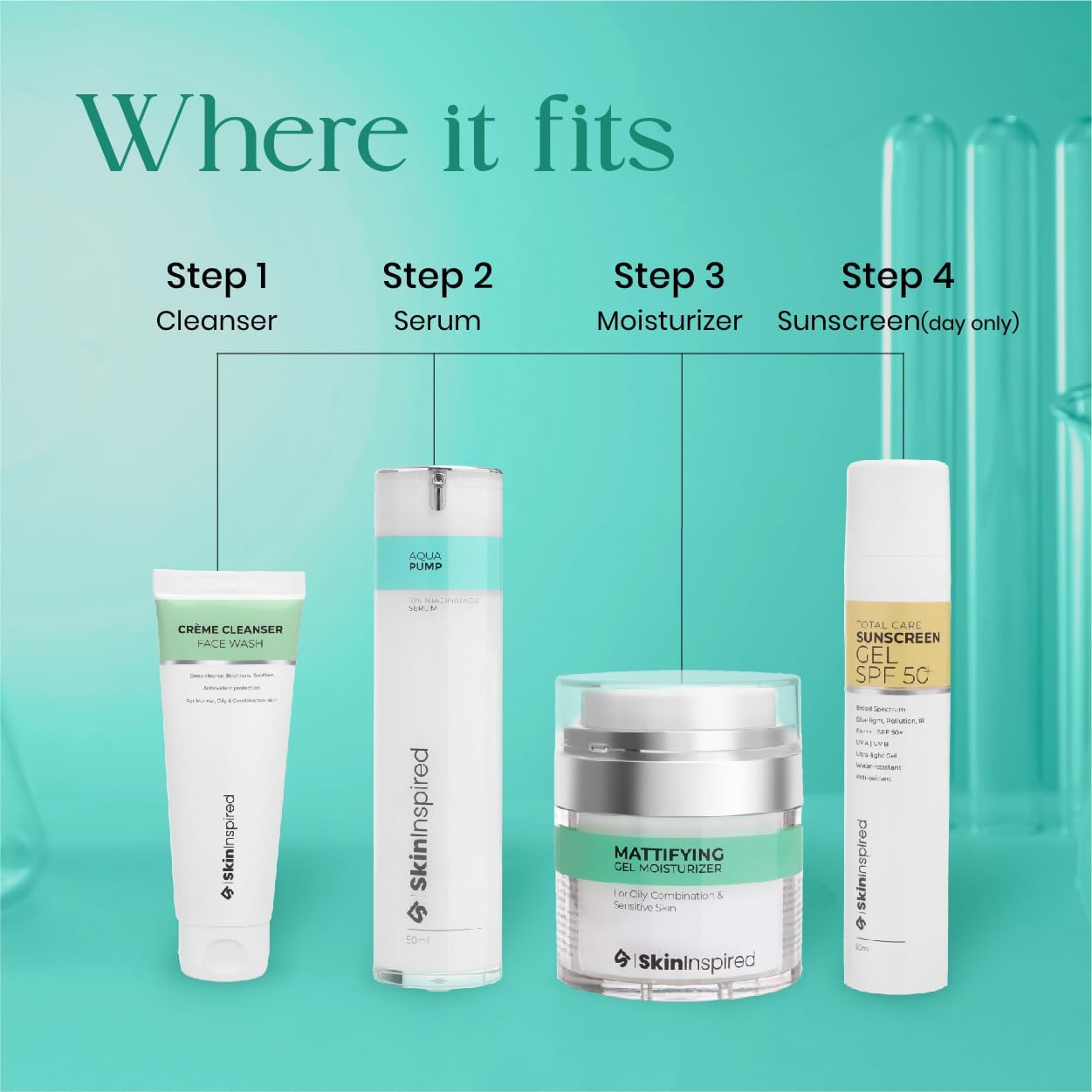 SkinInspired Aqua Pump 10% Niacinamide Face Serum