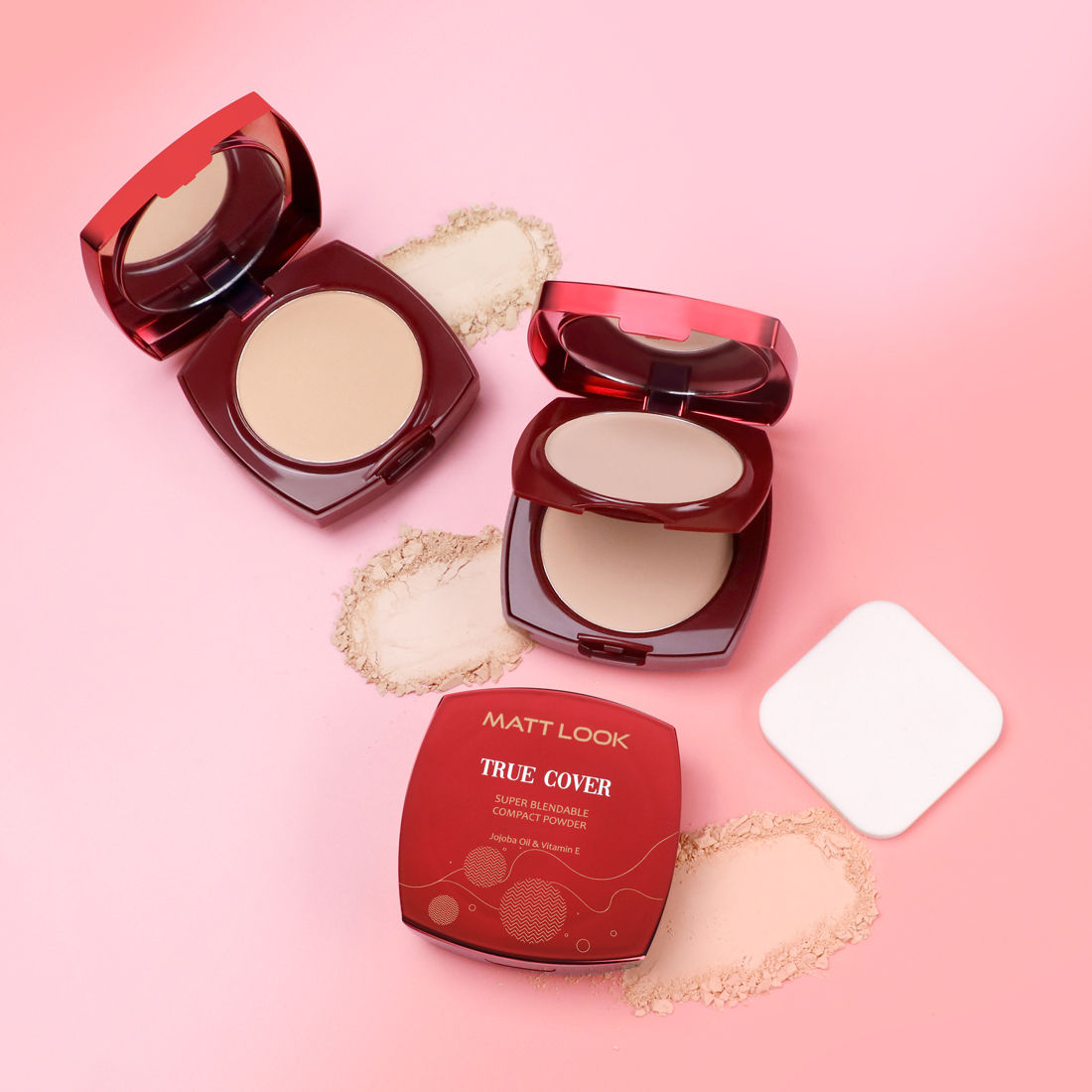 Matt look True Cover Super Blendable Compact Powder