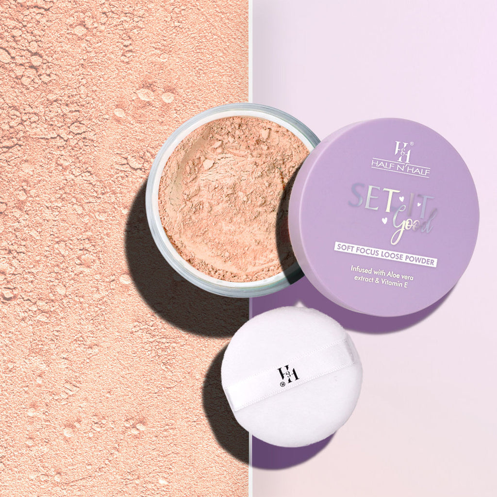 Half N Half Set It Good Soft Focus Loose Powder