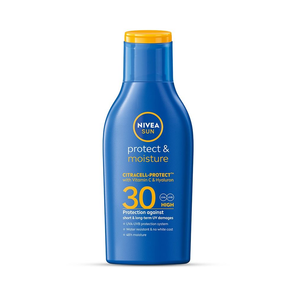 Nivea Sun Lotion, SPF 30, With UVA & UVB Protection, Water Resistant Sunscreen
