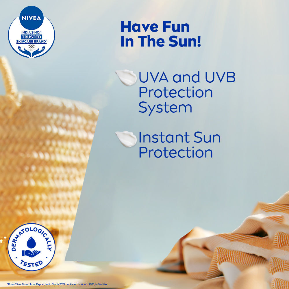 Nivea Sun Lotion, SPF 30, With UVA & UVB Protection, Water Resistant Sunscreen