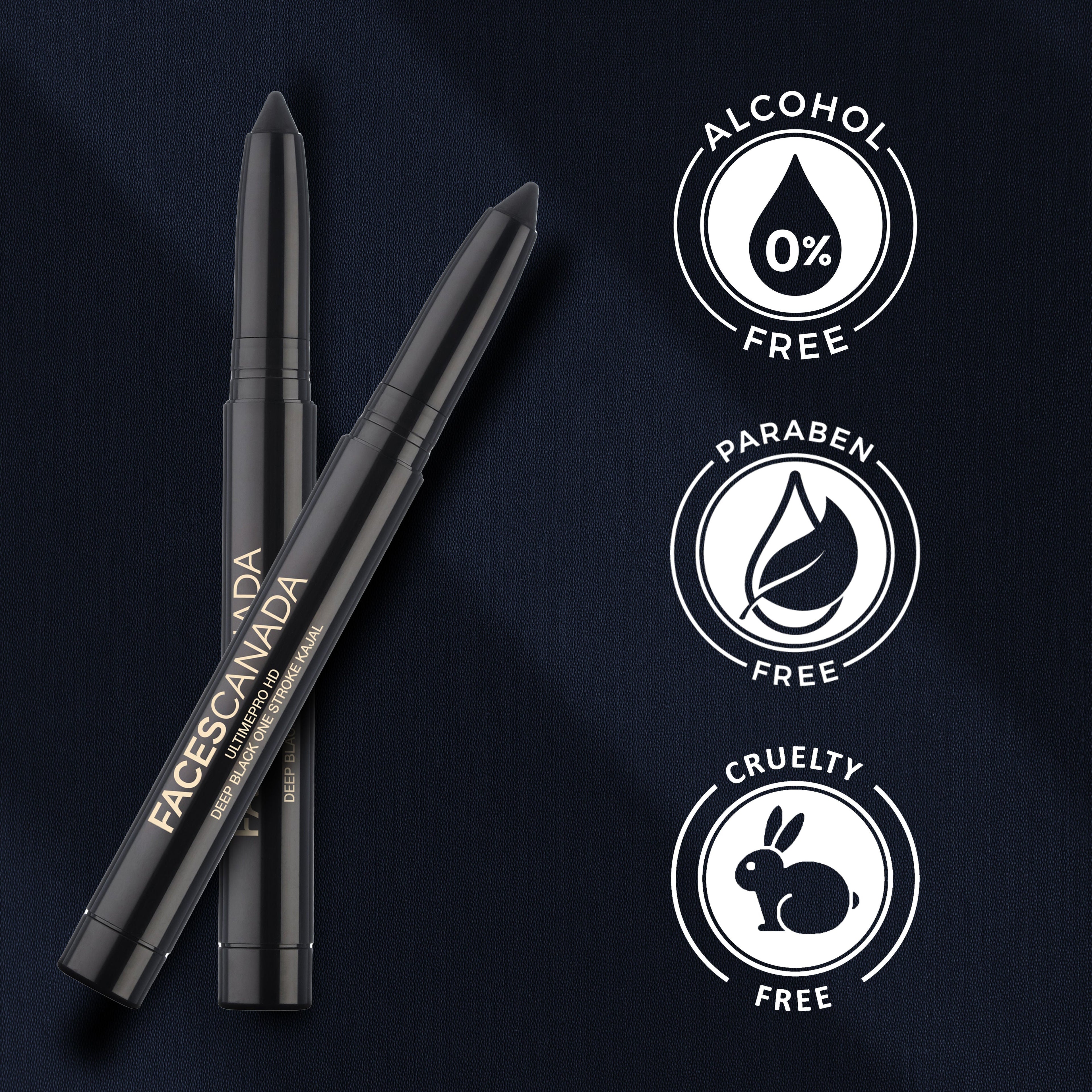 Faces Canada Ultimepro Hd Deep Black One Stroke Kajal