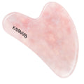 Kayanara Original Rose Quartz Stone Gua Sha For Face, Neck And Under Eye Massager