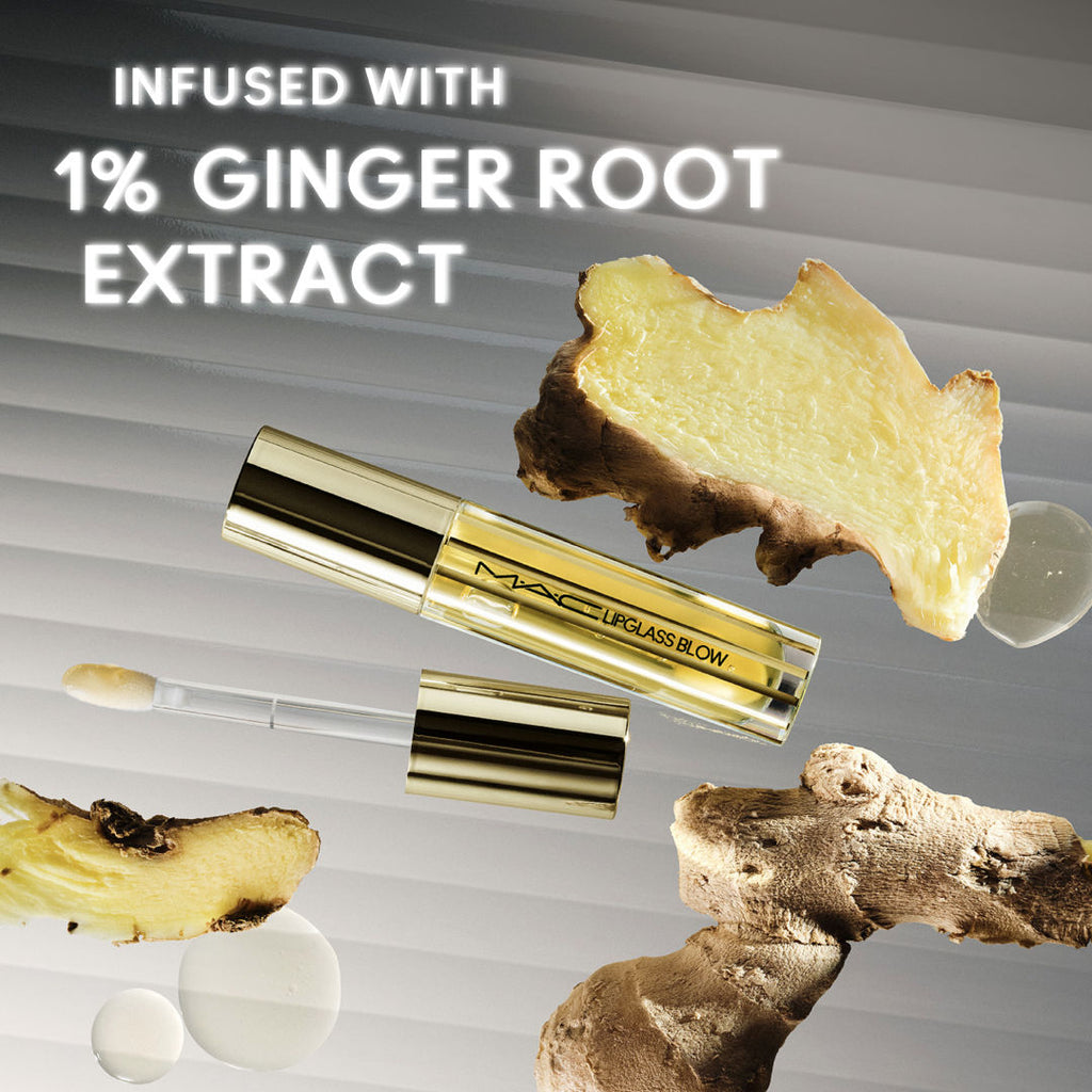 M.A.C Lipglass Blow Plumping Oil - Ginger Zinger