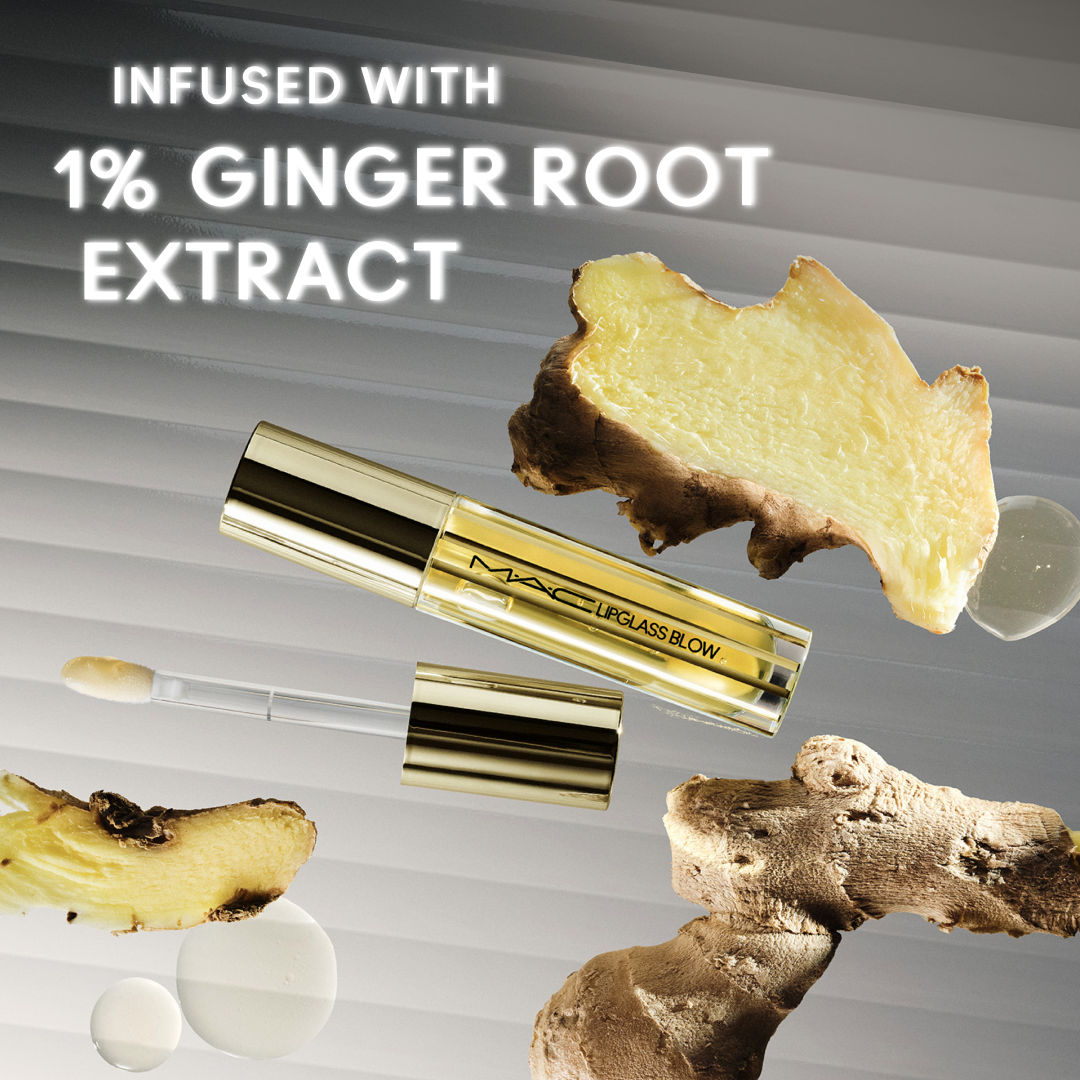 M.A.C Lipglass Blow Plumping Oil - Ginger Zinger