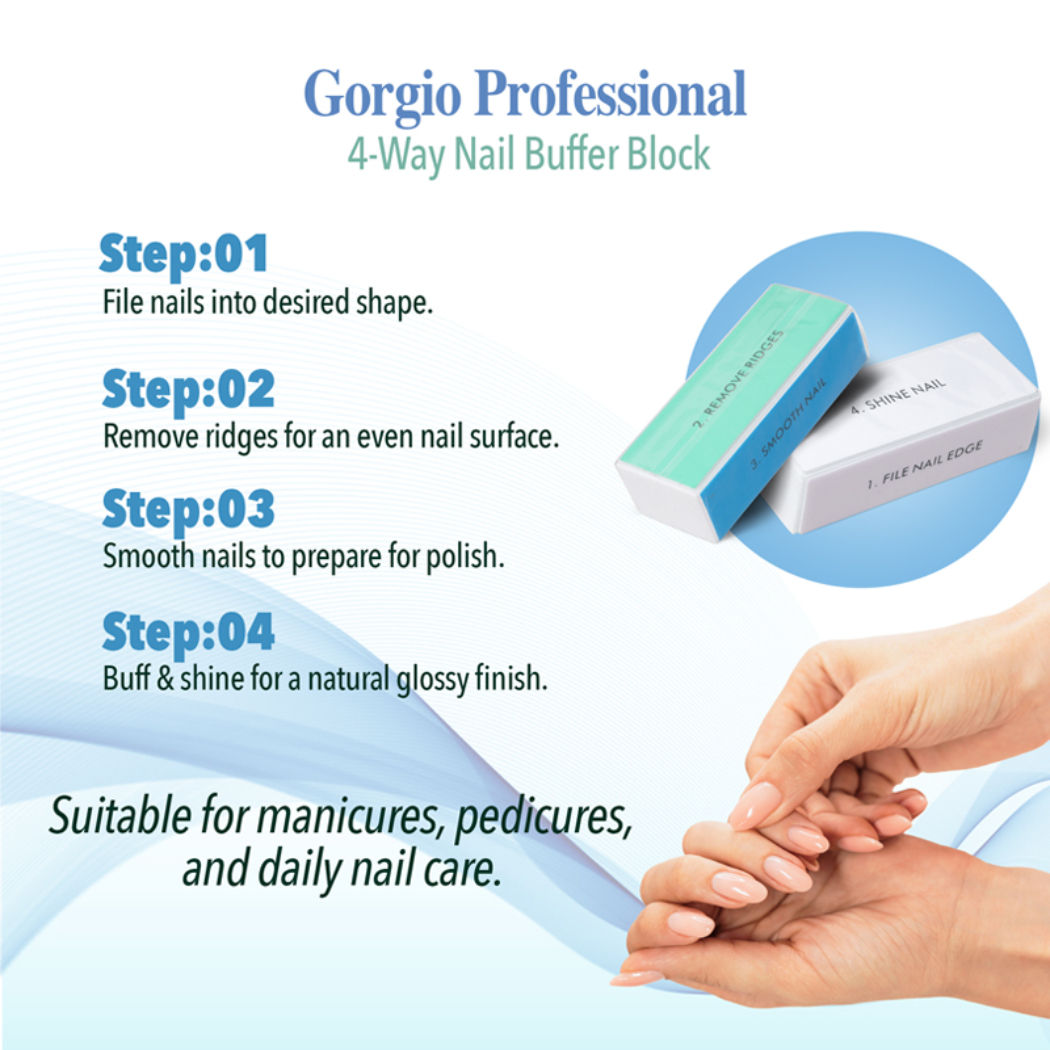 Gorgio Professional Nail Buffer GNB0101 (Colour/Design May Vary)