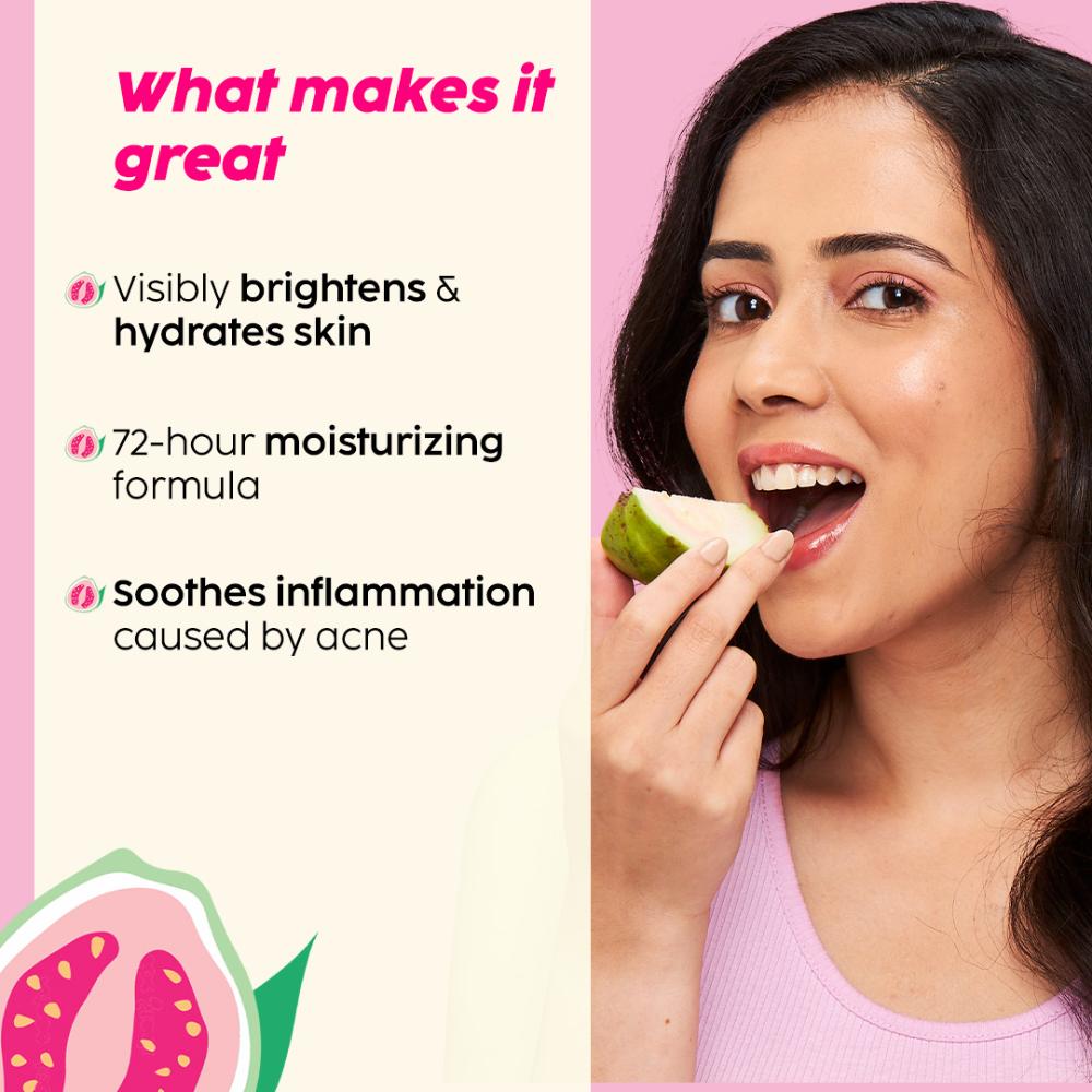 PLIX 10% Vitamin C Guava Face Serum for Skin Brightening & Even tone with Hyaluronic acid & Pentavitin