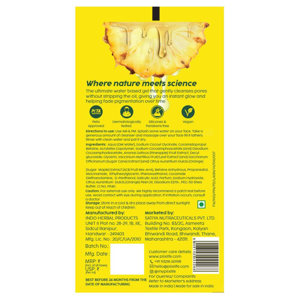 Plix Pineapple Facewash