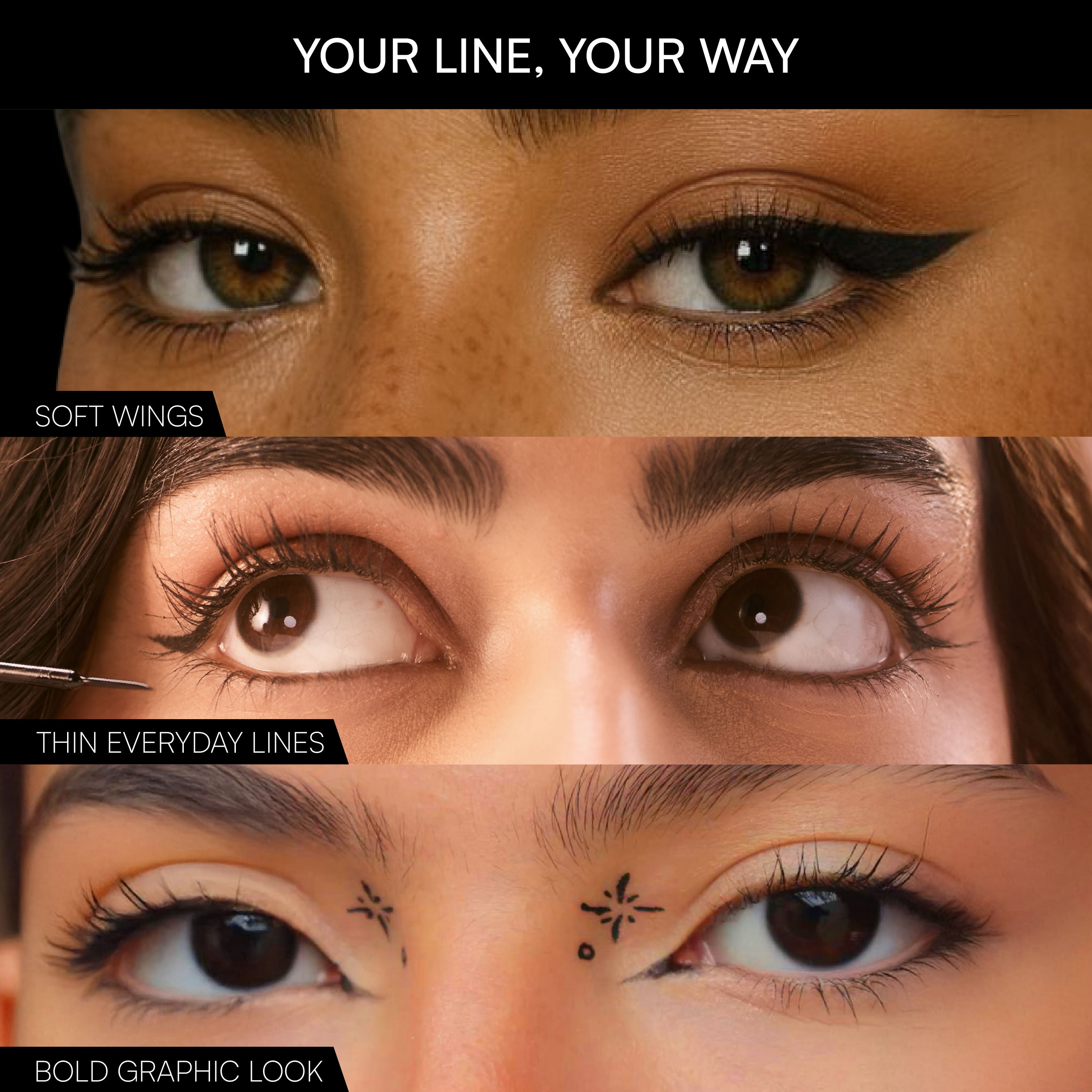 Dream Beauty Lunation Eyeliner, Smudgeproof, Waterproof, Lasts Upto 24Hr - Space Black