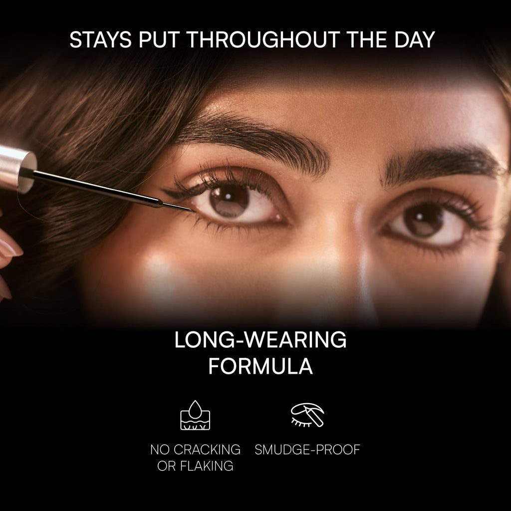 Dream Beauty Lunation Eyeliner, Smudgeproof, Waterproof, Lasts Upto 24Hr - Space Black