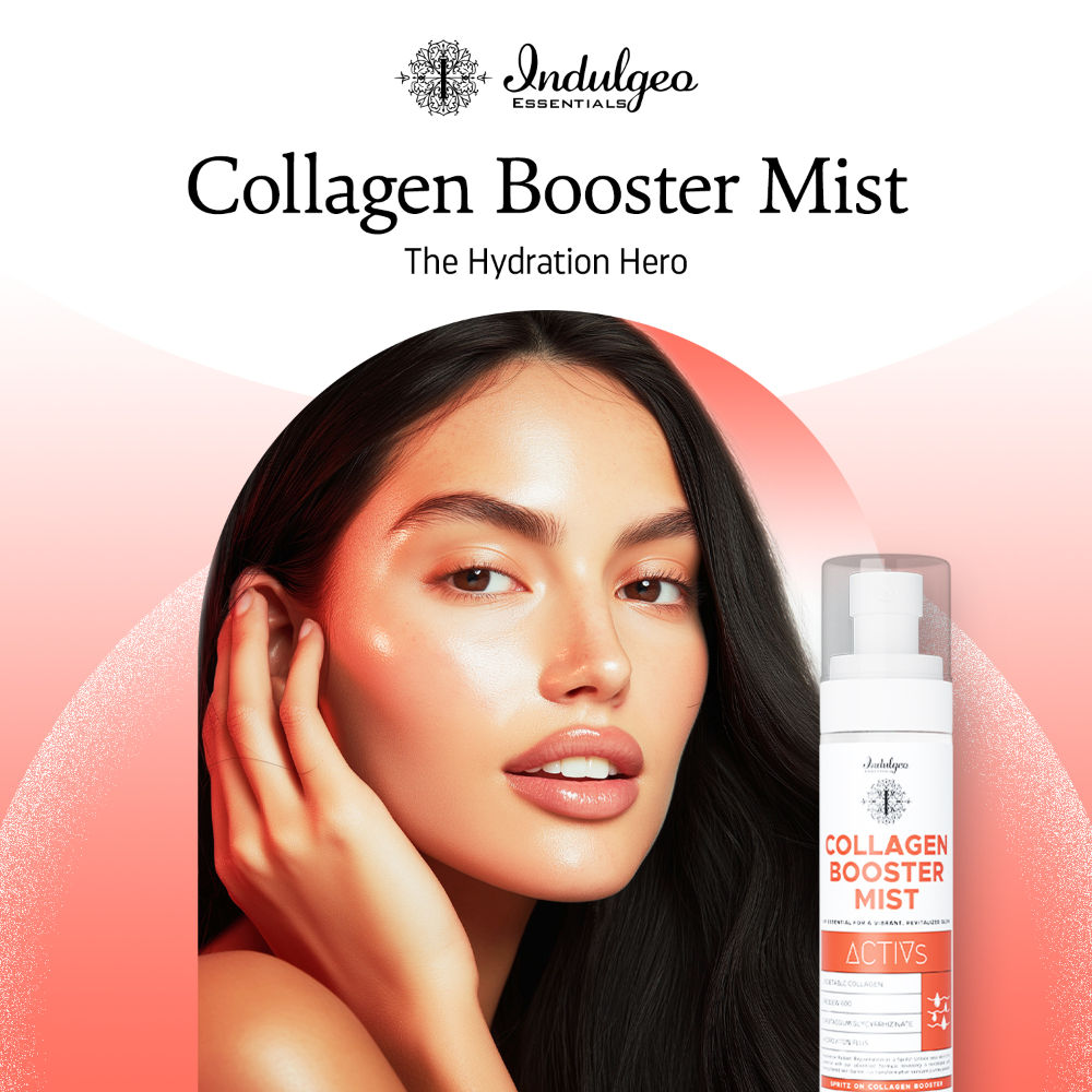 Indulgeo Essentials Collagen Booster Mist With Vegetable Collagen With Anti Aging Benefits