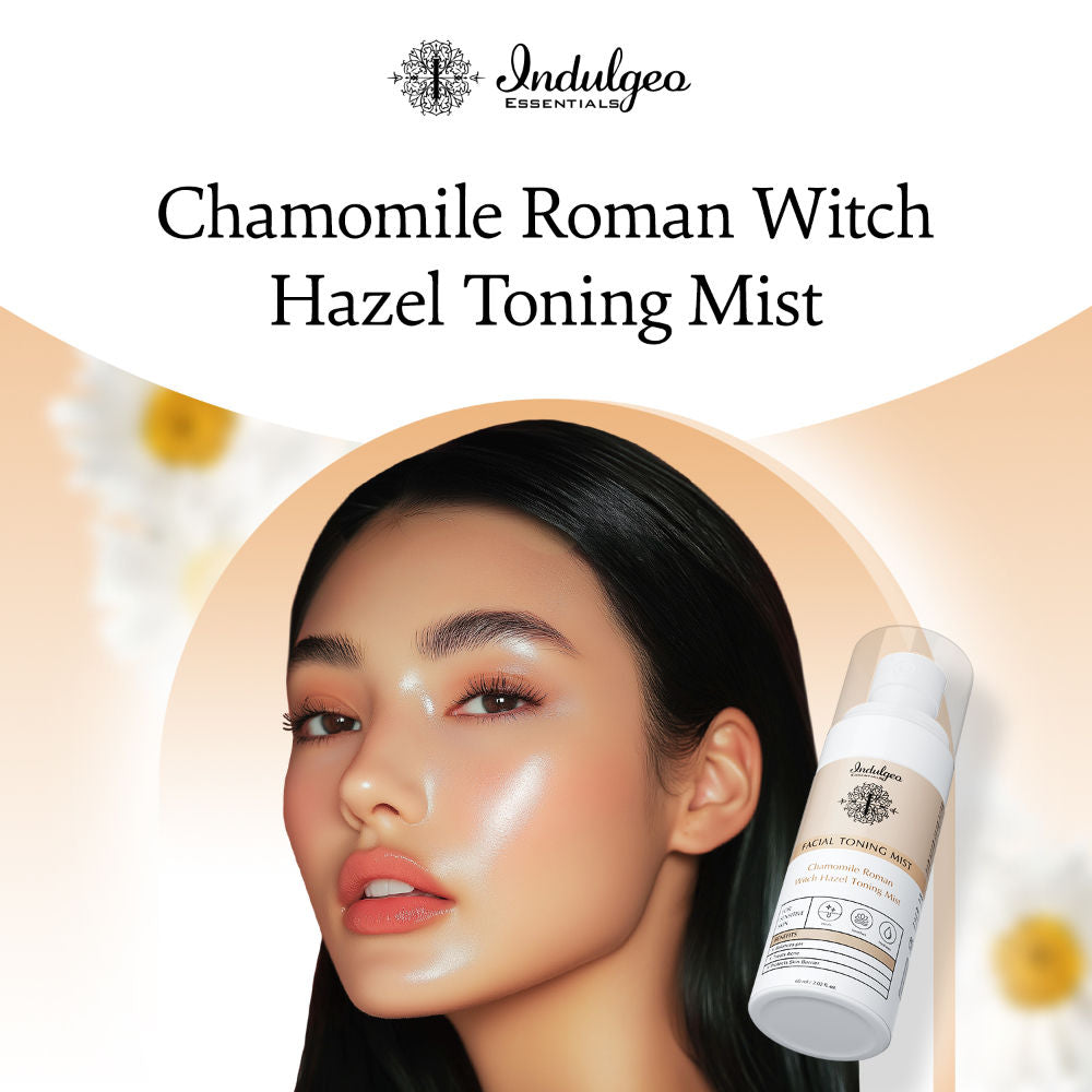 Indulgeo Essentials Chamomile Roman Witch Hazel Toning Mist/Toner For Sensitive Skin