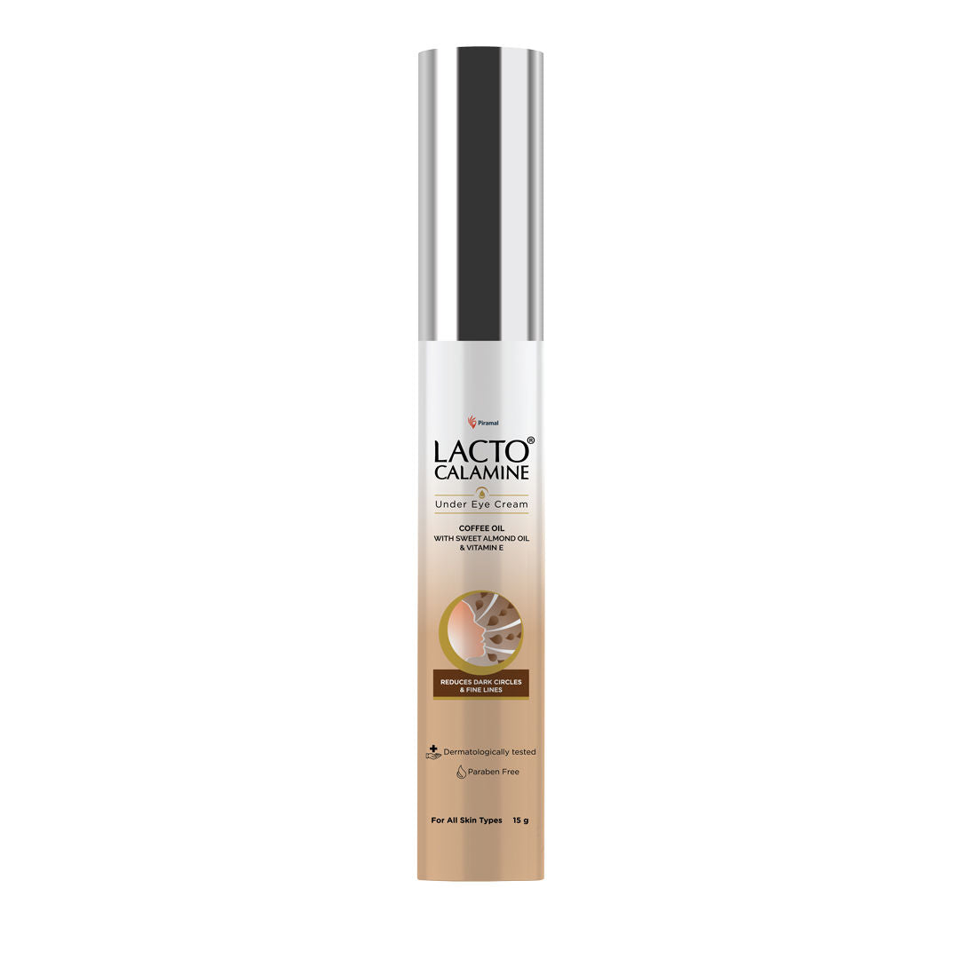 Lacto Calamine Under Eye Cream for Dark Circles, Puffiness with Coffee Oil & Vitamin E