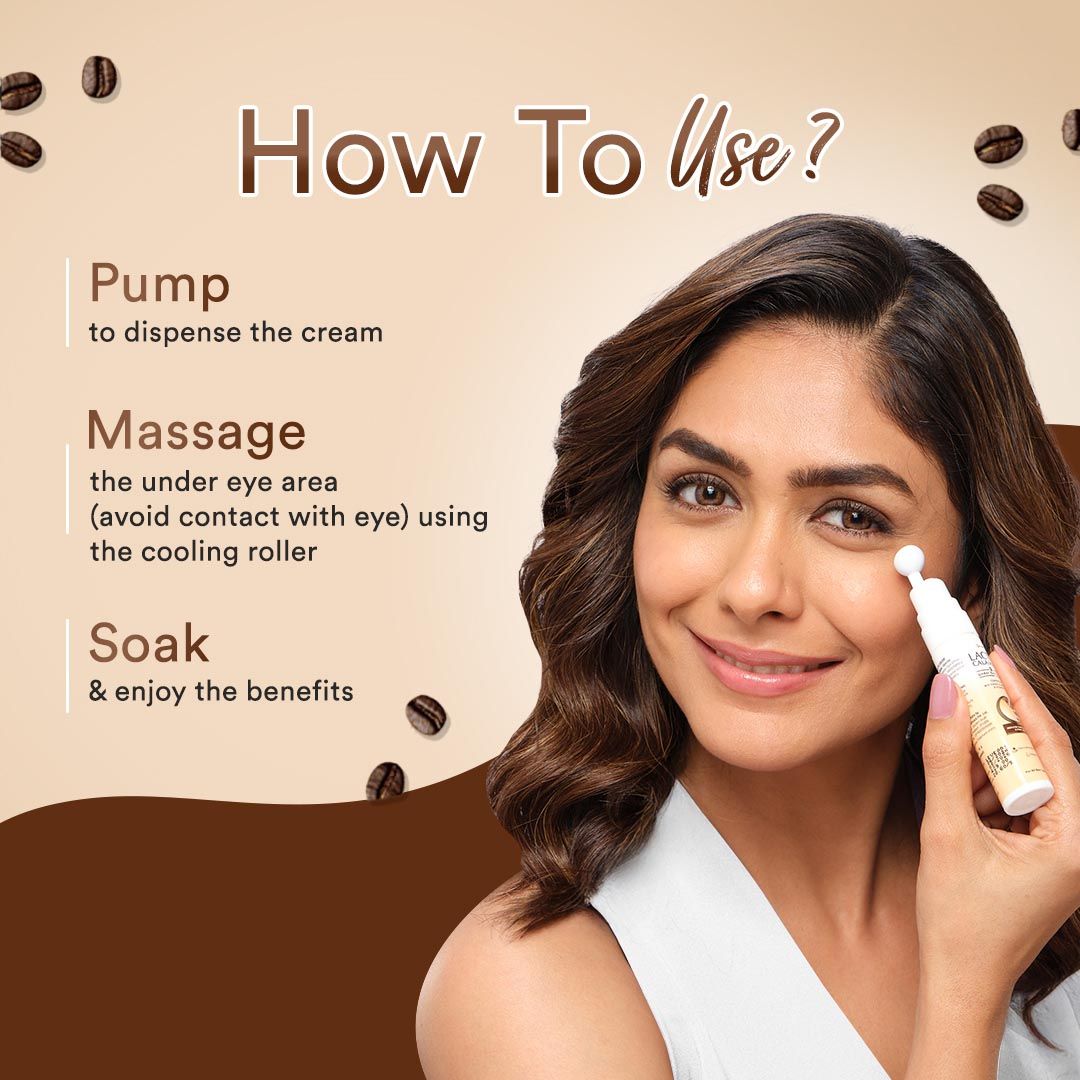 Lacto Calamine Under Eye Cream for Dark Circles, Puffiness with Coffee Oil & Vitamin E